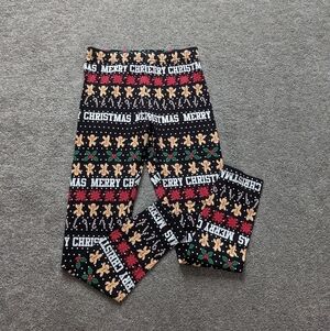 Holiday Time Christmas Legging kids size Large 10-12